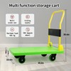 Uholan Service Cart Platform Truck, Heavy Duty 880LBS Plastic Utility