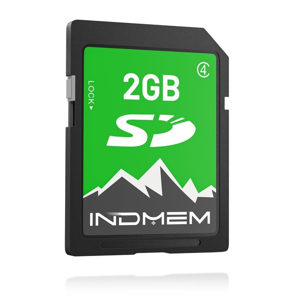 INDMEM INDMEM 2GB SD Card, 2GB Class 4 Flash Memory