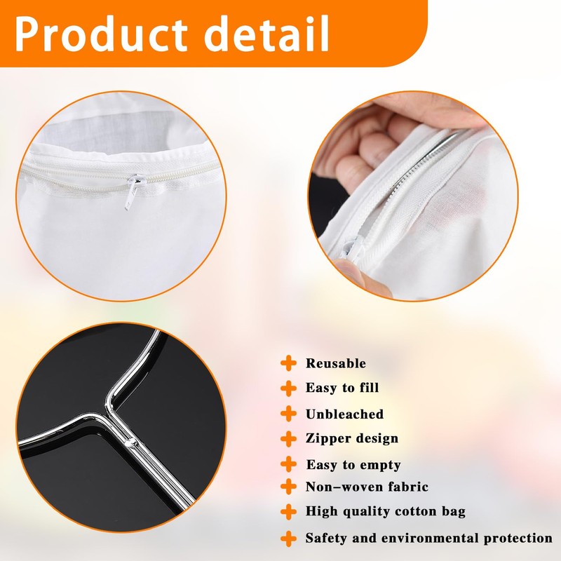 Ultra Fine Mesh Strainer with Stainless Steel Handle, Reusable Food