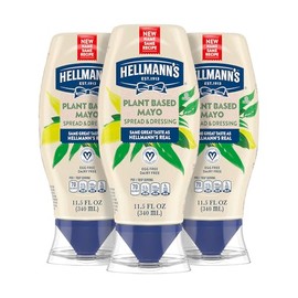Hellmann's Vegan Squeeze 12 oz, paquete de 3