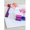 Faber-Castell 155534 - Filzstifte Connector Ballerina Etui mit 33 Stiften