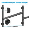 Kayak Storage Rack Heavy Duty, Adjustable Wall Mount Hanger for