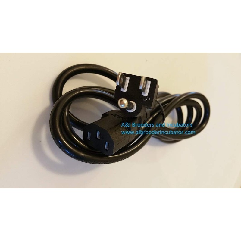 A&I Brooders and Incubators Incubator 3 Prong Power Cord