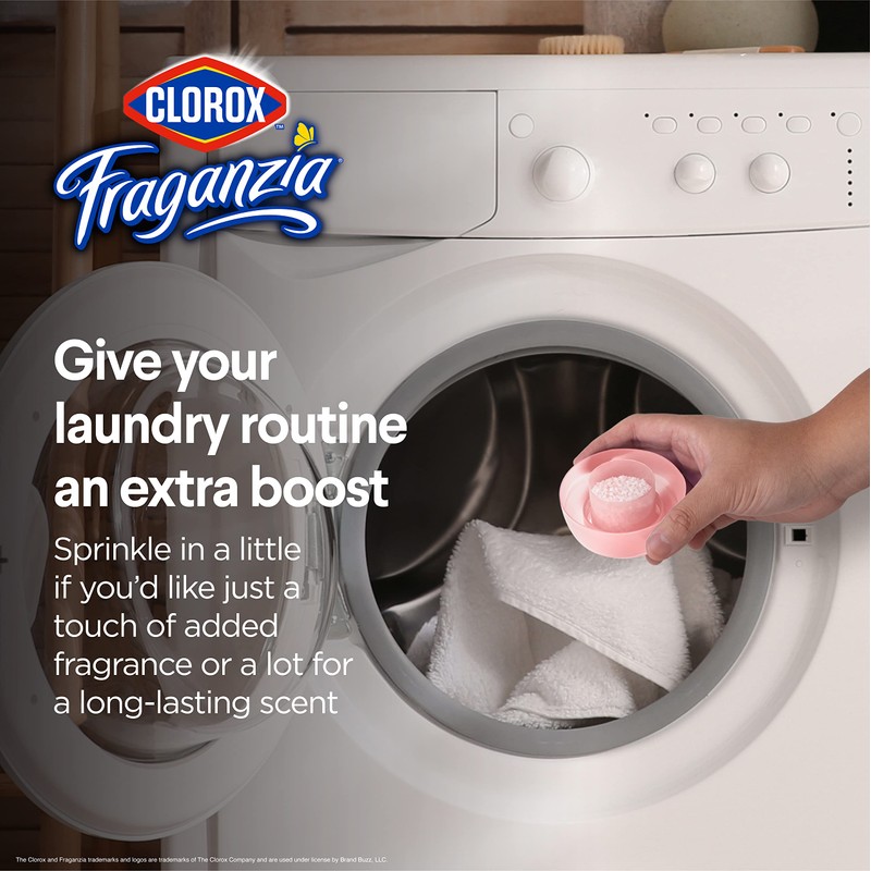 Clorox Fraganzia In-wash Scent Booster Crystals in Rose Scent, 70oz