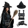 EpicCos 3PCs Witch Hat Alchemy Belt Pouch with 4 Cork