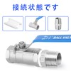 TAILONZ PNEUMATIC 1/2 PT 304 Stainless Steel Ball Valve Set,