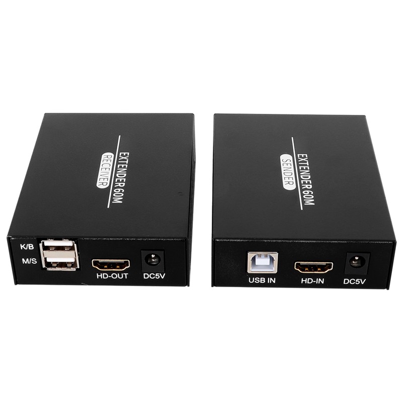HD Multimedia Interface KVM Extender 197ft 1920x1080P 60Hz Remote Operation