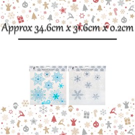 VFM e-Store - Christmas Stickers 2 Varied Designs X 1 Stocking Filler Xmas Present Celebration Festive Winter Ornaments - 34. 6cm X 31. 6cm X 0. 2cm Christmas Themed