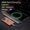Light Up USB-C Cable 2Pack 6.6ft LED Charger RGB USBC