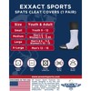 Exxact Sports Football Spats Cleat Covers - Royal Blue for