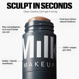 Milk Makeup Sculpt Stick – Barra de Contorno en Crema de Tonos Fríos Añade Profundidad, Dimensión + Forma para Sombras de Aspecto Natural – Fórmula Hi