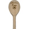 Gluten Free Engraved Wooden Spoon 12 Inch for Coeliac, Celiac