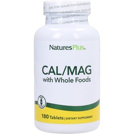 네이처스플러스 칼맥 미네랄 보충제 (홀푸드 포함) 180정 NaturesPlus Cal-Mag Mineral Supplement (Includes Whole Food) 180 Tablets