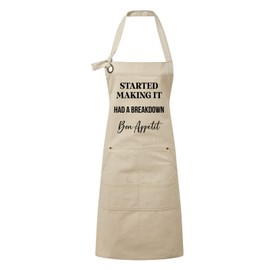 Make It Love It Sell It - Started Making It Bon Appetit- Premium Cotton Apron, One Size