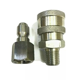 Legacy 8.707-110.0 Pressure Washer Hose Quick Coupler Socket Set 1/4 NPT