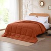 Modern Threads Down Alternative Reversible Comforter Rust/Clay King