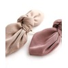 Vingtaine H7313 Basic Color, Wired, Ribbon Pony Hook, Hair Cuff,