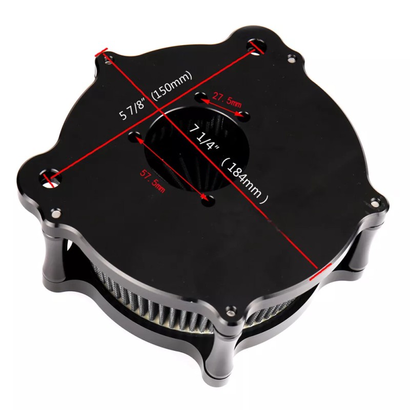 TWOM Air Cleaner Intake Filter For Harley Touring Road King