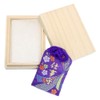 Improve Work Luck Purple Paulownia Box Shrine Amulet with Prayer