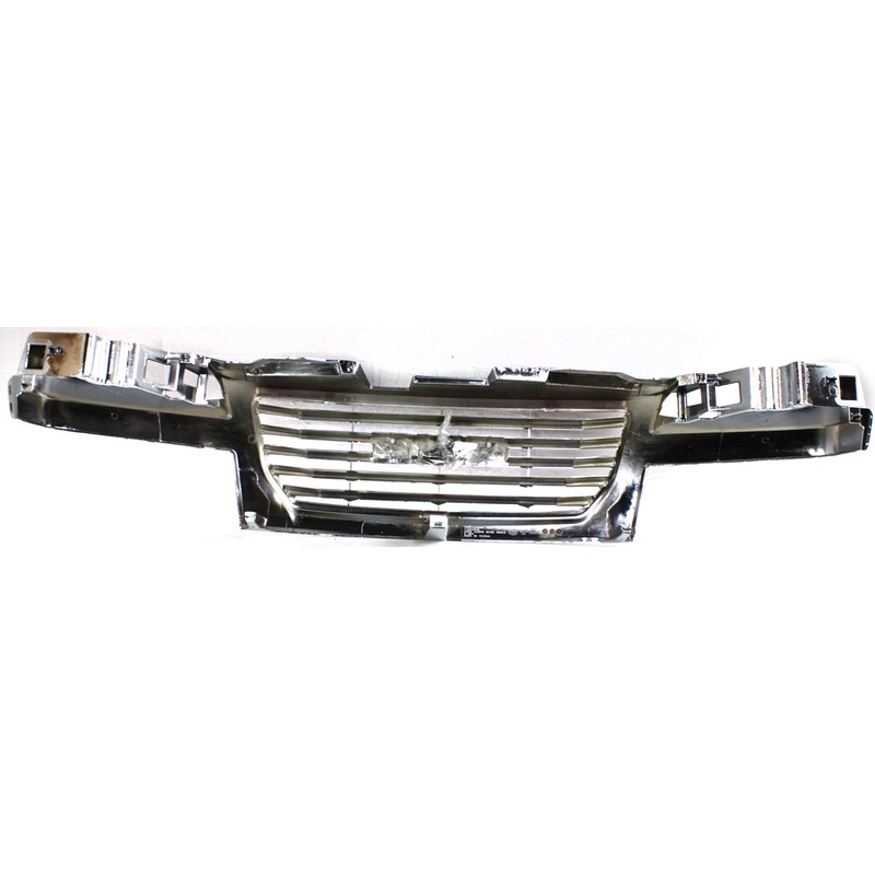 Evan-Fischer Grille Assembly Compatible with 2004-2012 GMC Canyon Chrome Shell/Black