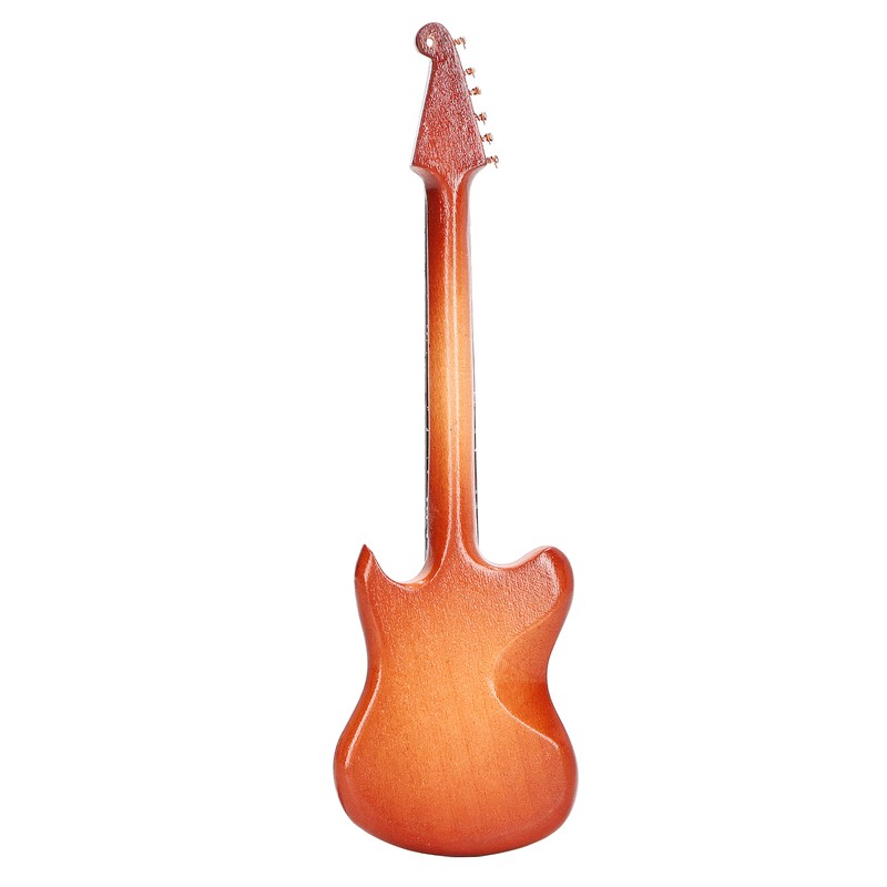 5.9in Mini Guitar Model Delicate Miniature Musical Instrument Guitar Model