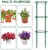 24 Pcs Plant Support Stakes, Half Round Plant Support for