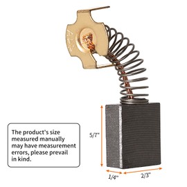 Replacement Carbon Brush 614367-00 5140024-30 for De walt Tile Saw - 4 Pack Carbon Motor Brushes with Leads for DW713 DW715 DWS779 Miter Saw, R4092, Ryob i Table Saw, Replace 0502025007