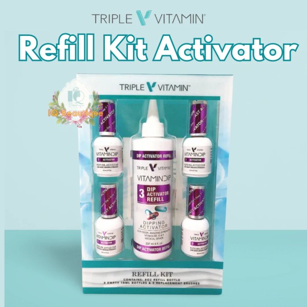 Triple Vitamin Dipping REFILL KIT ACTIVATOR - 8oz + FREE
