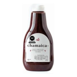 Chamaica 500ml Chamoy De Jamaica Endulzado Con Stevia Chía Chile Dulce Saludable 550g Salsa Botanas Frutas