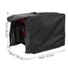 Gavigain Generator Cover, Waterproof, Dustproof, Heavy Duty Tarpaulin, Portable, Black