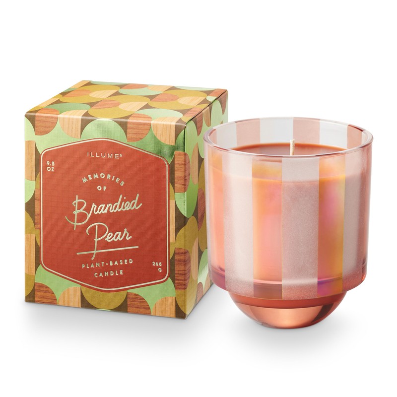 ILLUME Memory Lane Brandied Pear Boxed Glass Candle