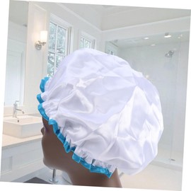 TOVINANNA Shower Cap for Women Waterproof Hair Cap Elastic Band Suitable for Cooking Spa Travel Reusable No-dispose