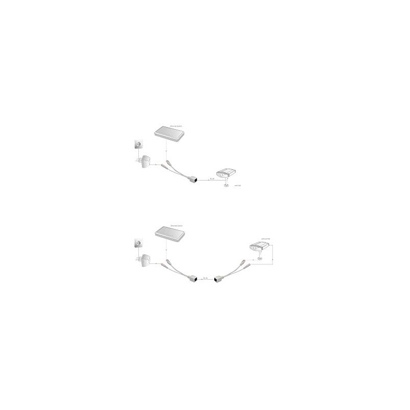 DIGITUS PoE Extender Injectors Splitters and Other Devices, grey