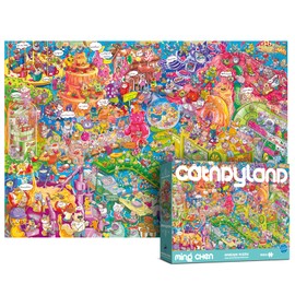 Antelope 3 in 1 1000 Piece Puzzle Bundle - Catndyland - 1000 Piece Jigsaw Puzzle Bundle with Drive in Movie and Roller Coaster - 1000 Piece Jigsaw Puzzle