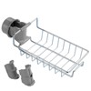 WENKO Maximex Duschablage Edelstahl, montierbar ohne bohren an die Duschstange,