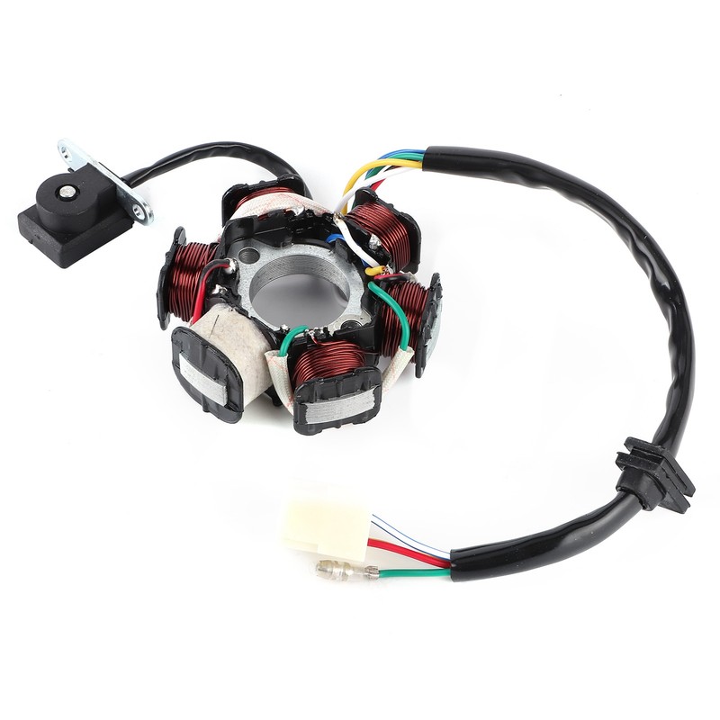 GY6 C110‑6 Magneto Stator Coil Replacement Parts Accessory for Dirt