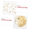 Healvian Christmas Nail Art Confetti Glitter Sequins for Manicure Easy