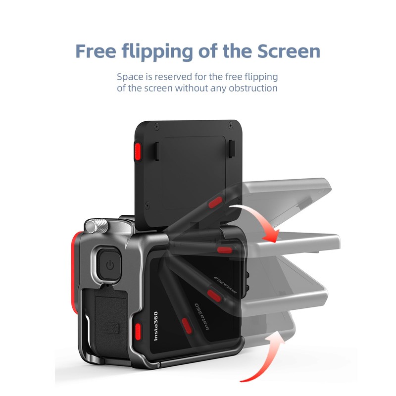 MotuTech Metal Frame for Insta360 Ace Pro/Ace Action Camera, Expansion