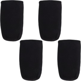 4 Fundas de Tela Opaca Negras Ideales para Proteger Vasos para Germinar en Jardinería para Frascos de Germinación, Reutilizables y Fáciles de Limpiar