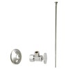 Westbrass D105KFH-05 5/8" x 3/8" OD x 20" Flat Head