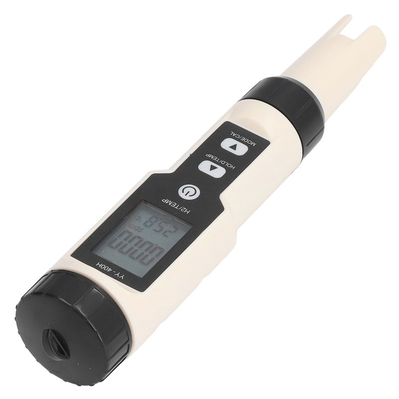 Water Tester 2 in 1 Detachable Probe Design ABS LCD