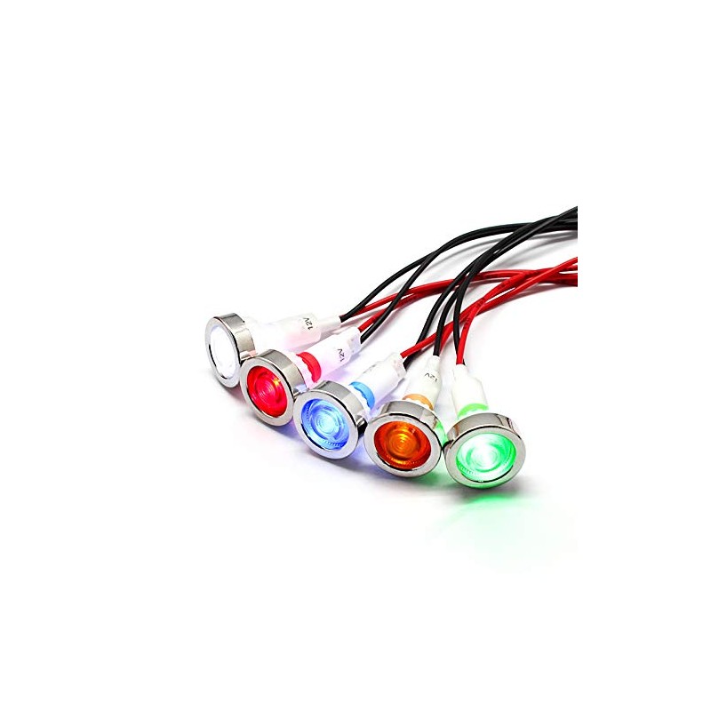 Vogueing Tool AC 125V Green LED Warning Signal Light Dashboard