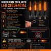 Direccionales Led Moto Secuencial Indicador Intermitente 4pz