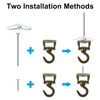 INCREWAY Swivel Swag Hooks, 4 Set Heavy Duty Swivel Ceiling