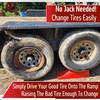 Beech Lane 5 1/2" Lift Tandem Tire Trailer Ramp, Quickly
