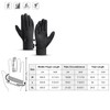 Men Winter Waterproof Gloves Touchscreen Pocket Anti-Slip Fleece Thermal Sport