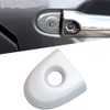 VHEUHZ Driver Door Lock Cover with Key Hole Compatible with