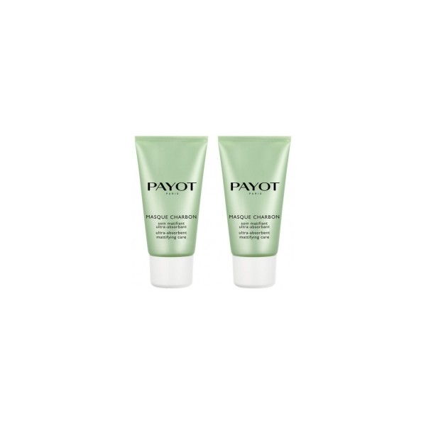 Payot Pâte Grise Masque Charbon Ultra-Absorbent Mattifying Face Mask 2 x 50ml