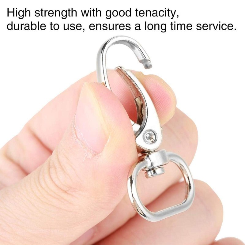 HERCHR Pack of 20 inner diameter swivel trigger ring, pocket