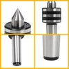 MT5 Live Center, 60° Morse Taper Lathe Center, Precision Bearing
